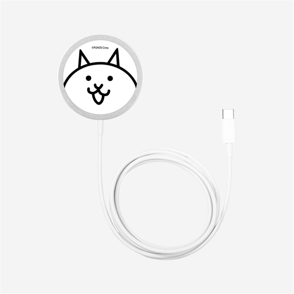 MagSafe 対応 ワイヤレスチャージャー ネコ