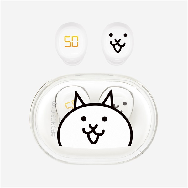 完全ワイヤレスステレオイヤホン ネコ