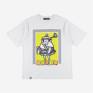 TEE ネコキョンシーA WHT