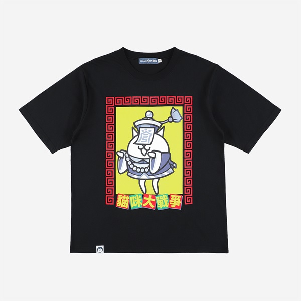 TEE ネコキョンシーA BLK(S)