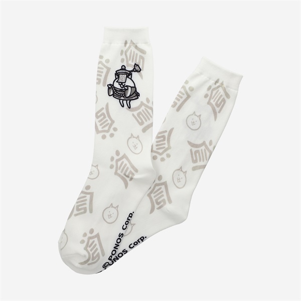 ソックス ネコキョンシー WHT