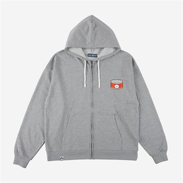 ジップアップパーカー にゃんこ大戦争 GRAY