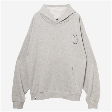 プルオーバーパーカー パワーアップ タンクネコ GRAY