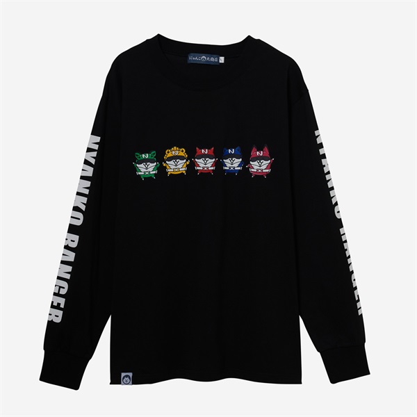 LS TEE NYANKO RANGER BLK(S)