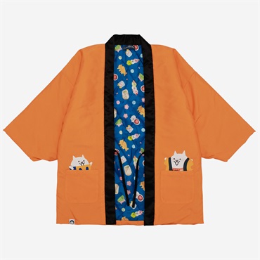 中綿入り半纏 ネコテン