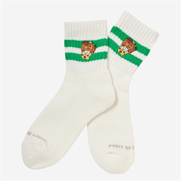 FTL×にゃんこ村 ソックス LADYS GRN