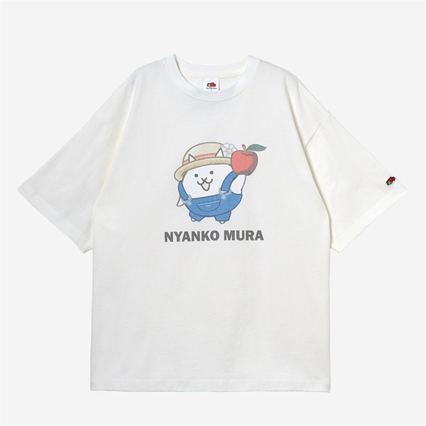 FTL×にゃんこ村 TEE WHT(S)