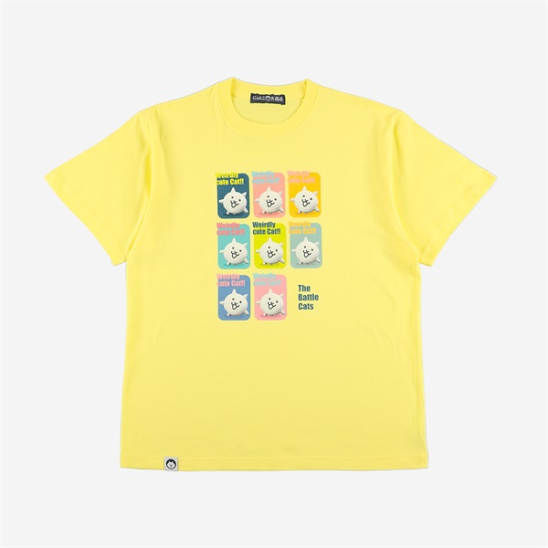 TEE ネコ ライトイエロー(S)