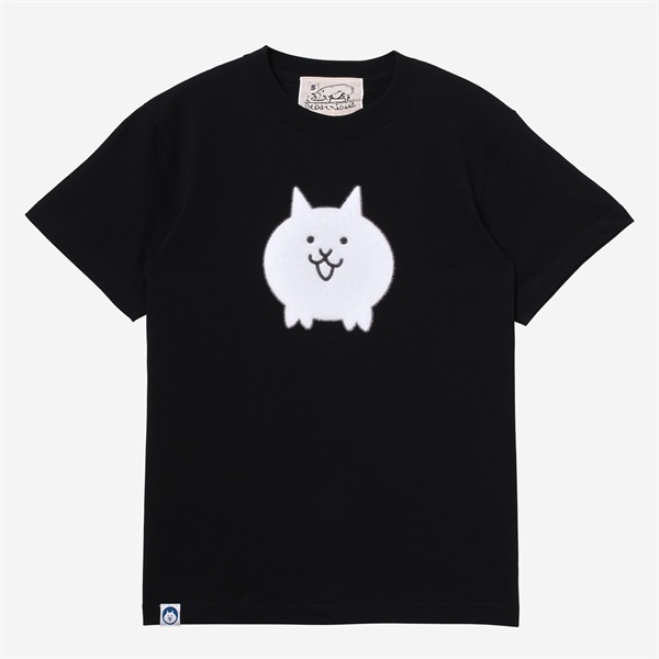 beanxious フロッキーTEE ネコ BLK