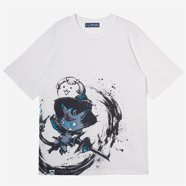 TEE 墨絵 影傑ダークダルターニャ WHT