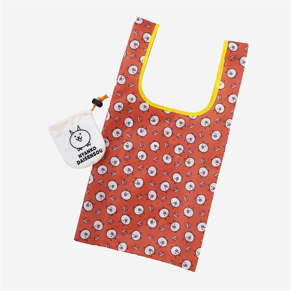 ポーチ付エコバッグS ネコ