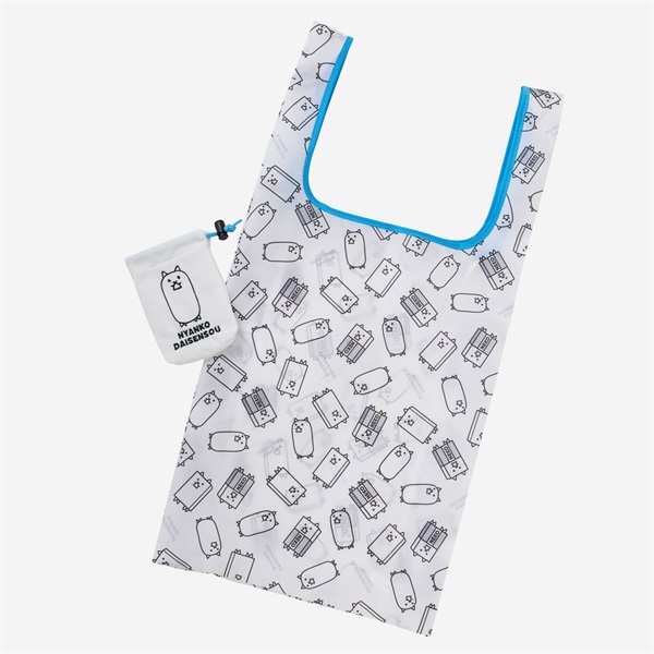 ポーチ付エコバッグM タンクネコ