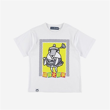 TEE ネコキョンシーA WHT KIDS 130