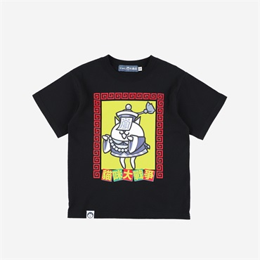 TEE ネコキョンシーA BLK KIDS 130