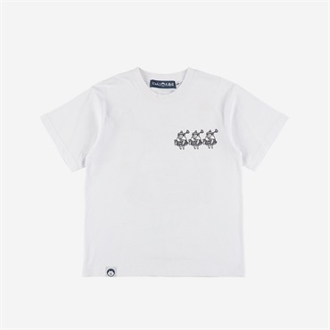 TEE ネコキョンシーB WHT KIDS 130