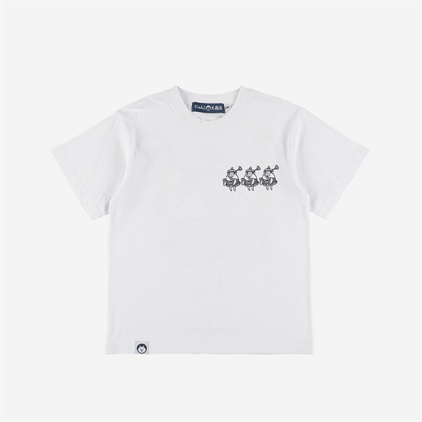 TEE ネコキョンシーB WHT KIDS 130