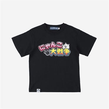 TEE にゃんこ大戦争 BLK KIDS