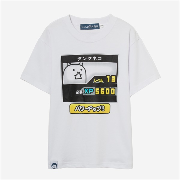 TEE パワーアップ タンクネコ WHT KIDS(130)