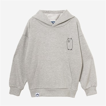 プルオーバーパーカー パワーアップ タンクネコ GRAY KIDS