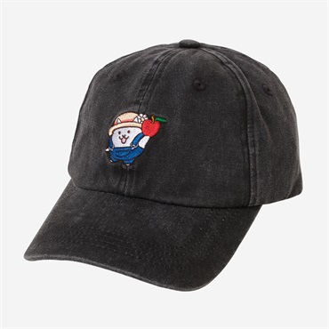 FTL×にゃんこ村 CAP BLK KIDS