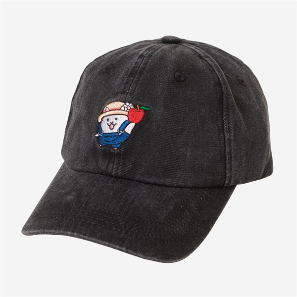 FTL×にゃんこ村 CAP BLK KIDS