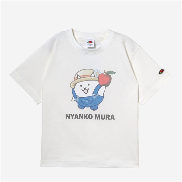 FTL×にゃんこ村 TEE WHT KIDS(130)