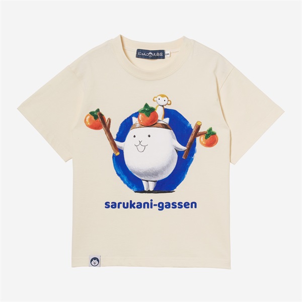 TEE さるかに合戦 WHT KIDS