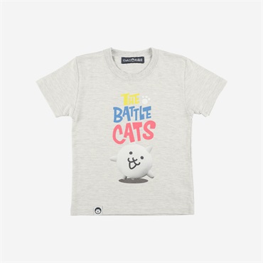 TEE ネコ オートミール KIDS