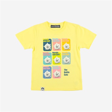 TEE ネコ ライトイエロー KIDS