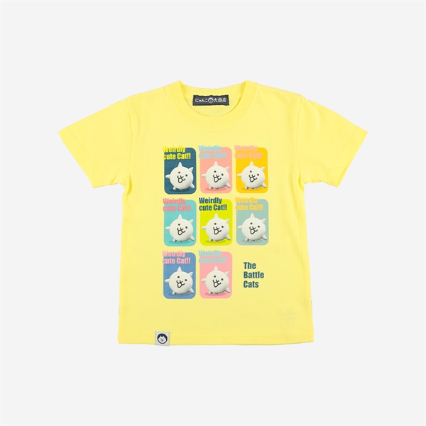 TEE ネコ ライトイエロー KIDS