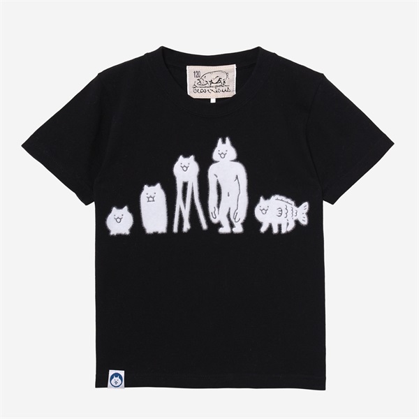 beanxious フロッキーTEE ちび集合 BLK KIDS
