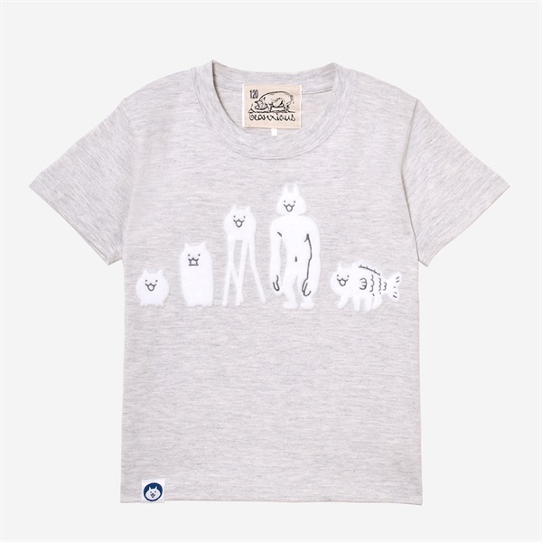 beanxious フロッキーTEE ちび集合 オートミール KIDS