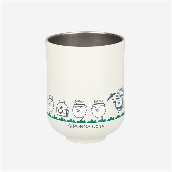 ステンレス湯のみ ガマトト探検隊＆ネコ店員