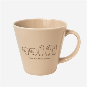 マグカップ アタック タンクネコ（ビスケットブラウン）