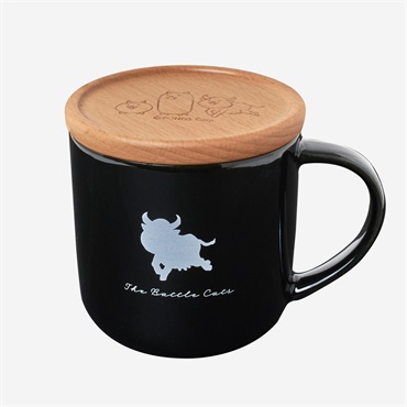コースター付マグカップ シルエット ウシネコ