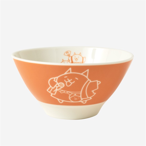 お茶碗 ネコ店長＆ネコ店員