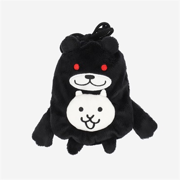 ぬいぐるみ巾着 ネコブラックマ