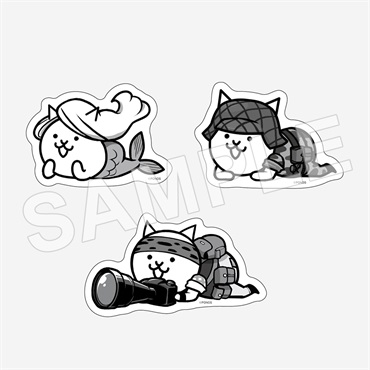 ステッカーセット ねこ人魚