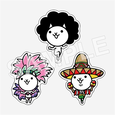 ステッカーセット ネコフィーバー
