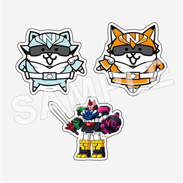 ステッカーセット にゃんこレンジャー2