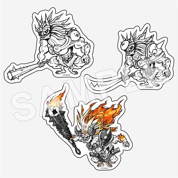 ステッカーセット 鬼にゃんま