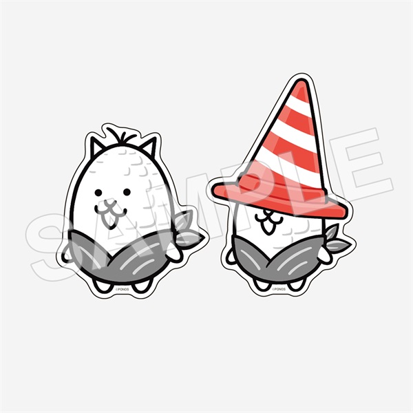 ステッカーセット ネコもろこし