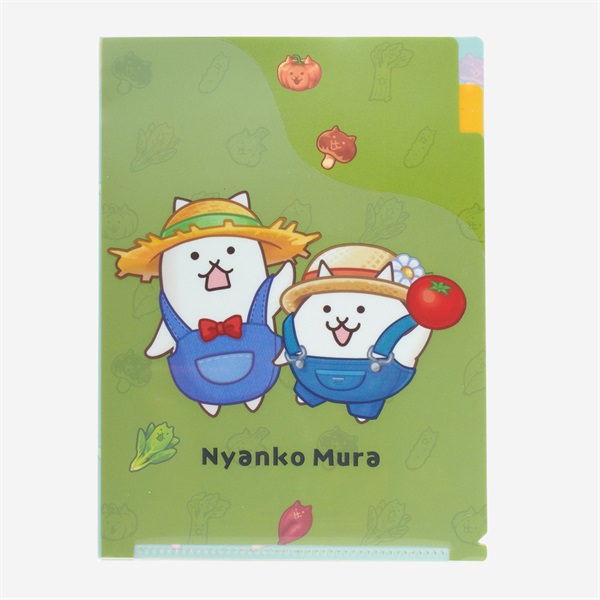 A5ポケットファイル にゃんこ村