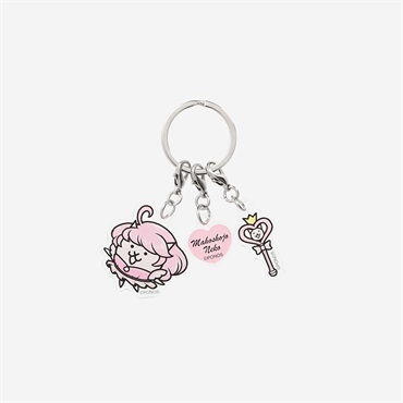 3連アクリルキーホルダー 魔法少女ねこ