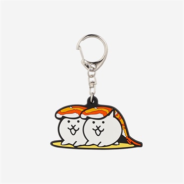 ラバーキーホルダー ねこ寿司