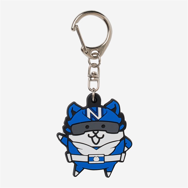 ラバーキーホルダー にゃんこレンジャー ブルーにゃんこ