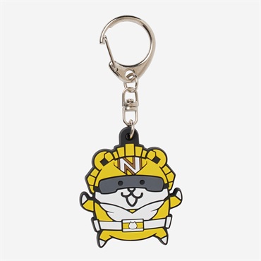 ラバーキーホルダー にゃんこレンジャー イエローにゃんこ