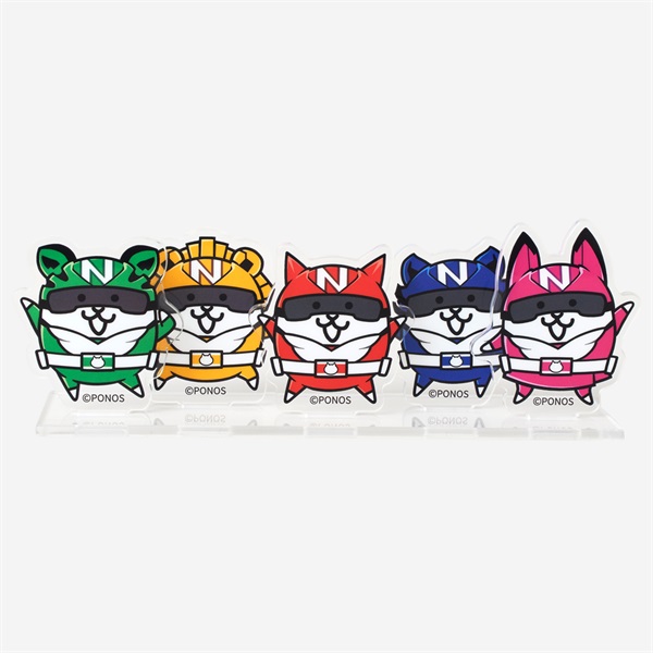 アクリルスタンド にゃんこレンジャー