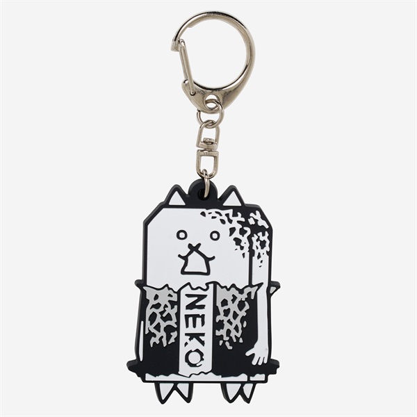 ラバーキーホルダー 大狂乱のゴムネコ